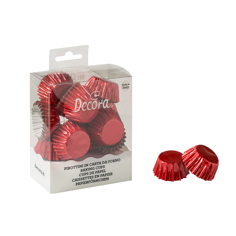 Pralinenkapseln Rot/180 Stk. (backfest)