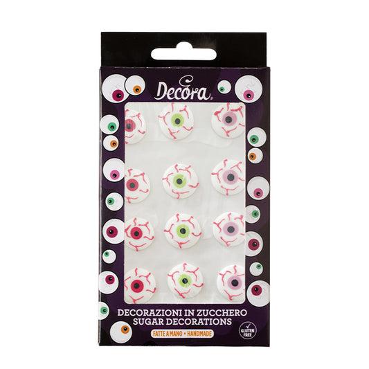 Zuckerdekoration - Gruselaugen/12 Stk.