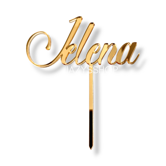 Individueller Namens-Caketopper Modernclassy