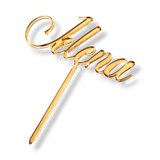 Individueller Namens-Caketopper Modernclassy