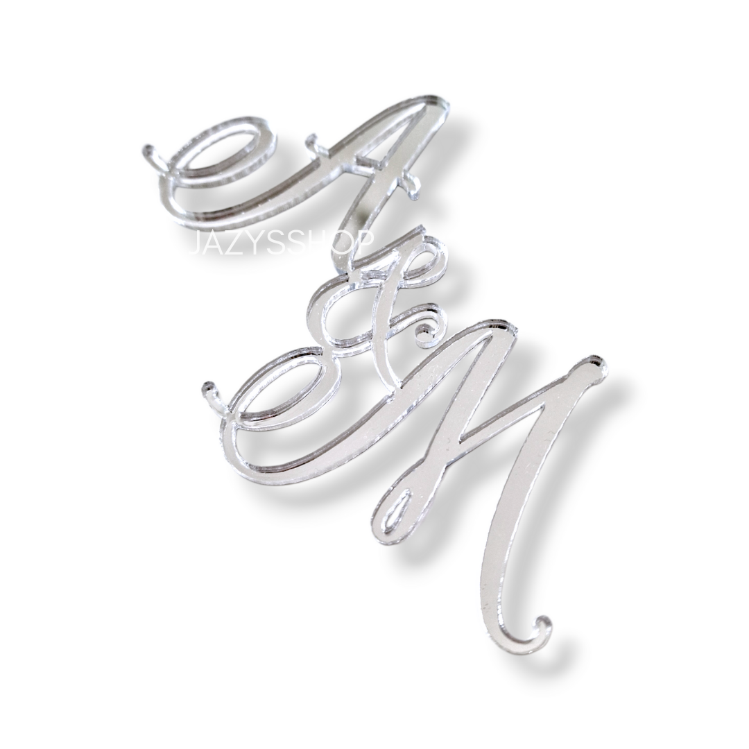 Initialen Charm Curly