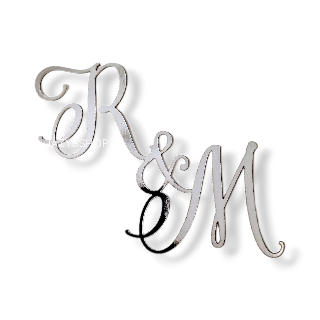 Initialen Charm Curly
