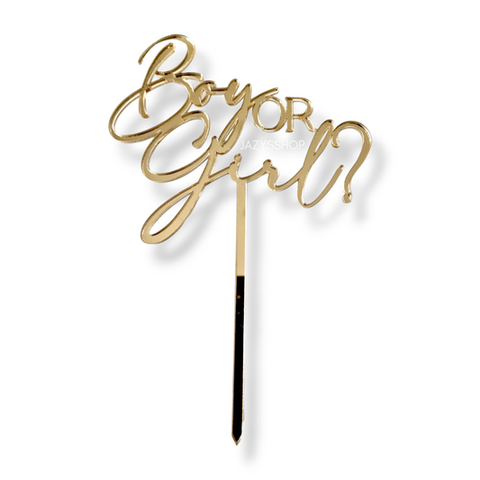 Acryltopper "Boy OR Girl"