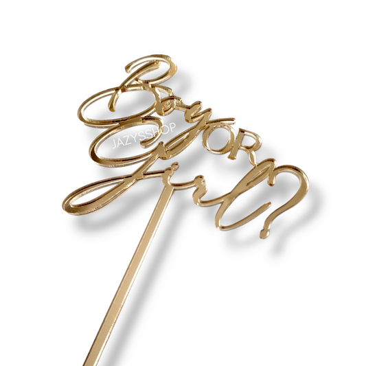 Acryltopper "Boy OR Girl"