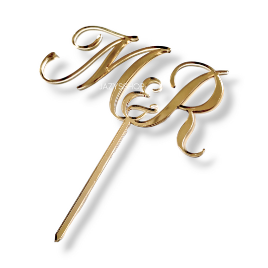 Individueller Initialentopper Initialen Wedding1