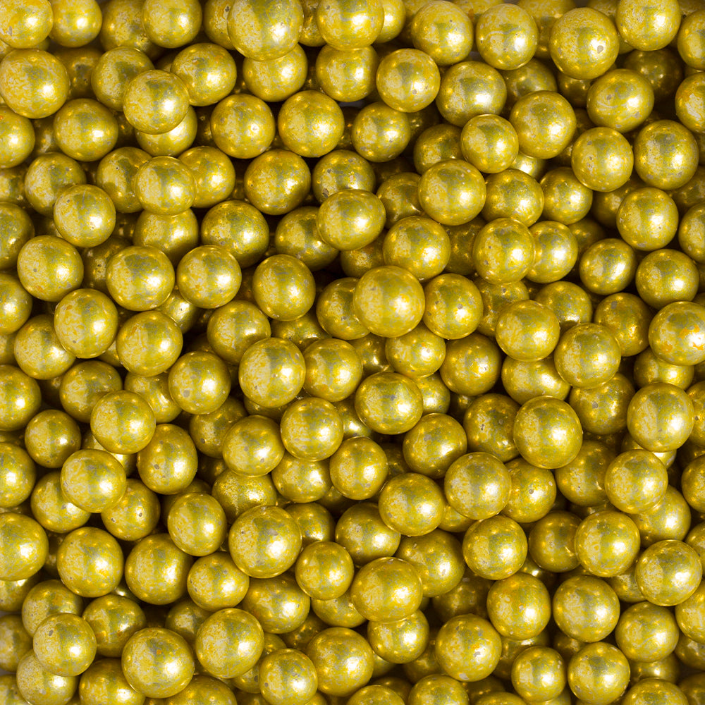 Decora Zuckerperlen Maxi Metallic Gold 100 gr. MHD 9/25
