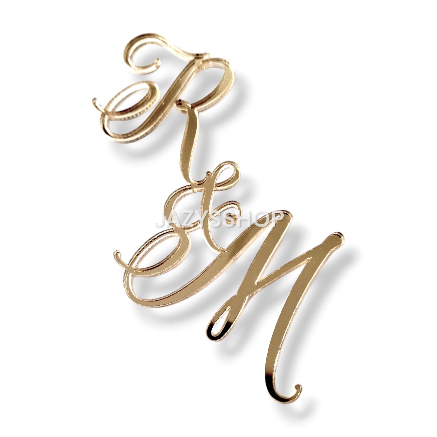 Initialen Charm Curly