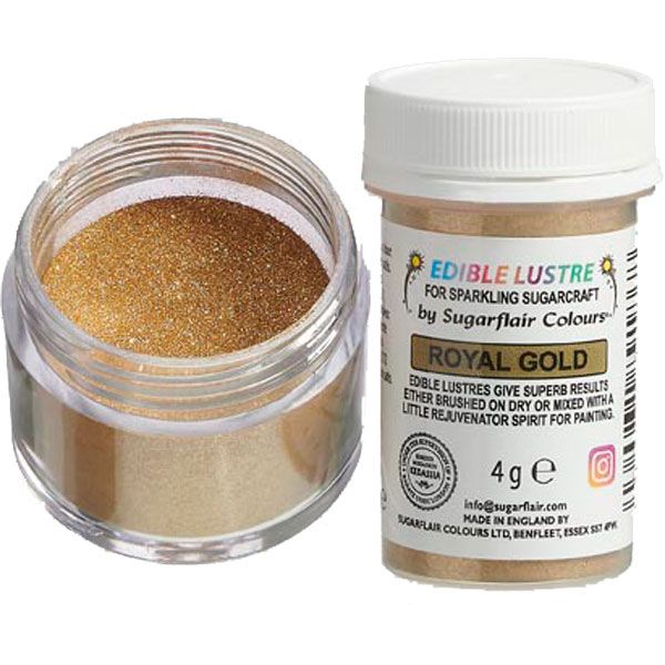 Sugarflair Puderfarbe Lustre - Royal Gold 4 gr.