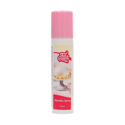 Funcakes Metallic Spray Pearl 100ml MHD 10/26
