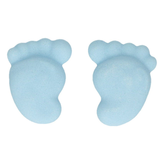 Funcakes Zuckerdekoration - Baby Füße Blau Set/16 Stk. MHD 2/25