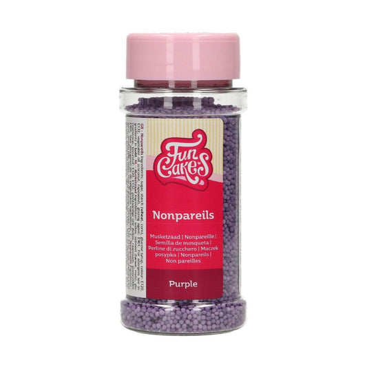 Funcakes Nonpareils Streusel - Lila 80gr. MHD 10/25