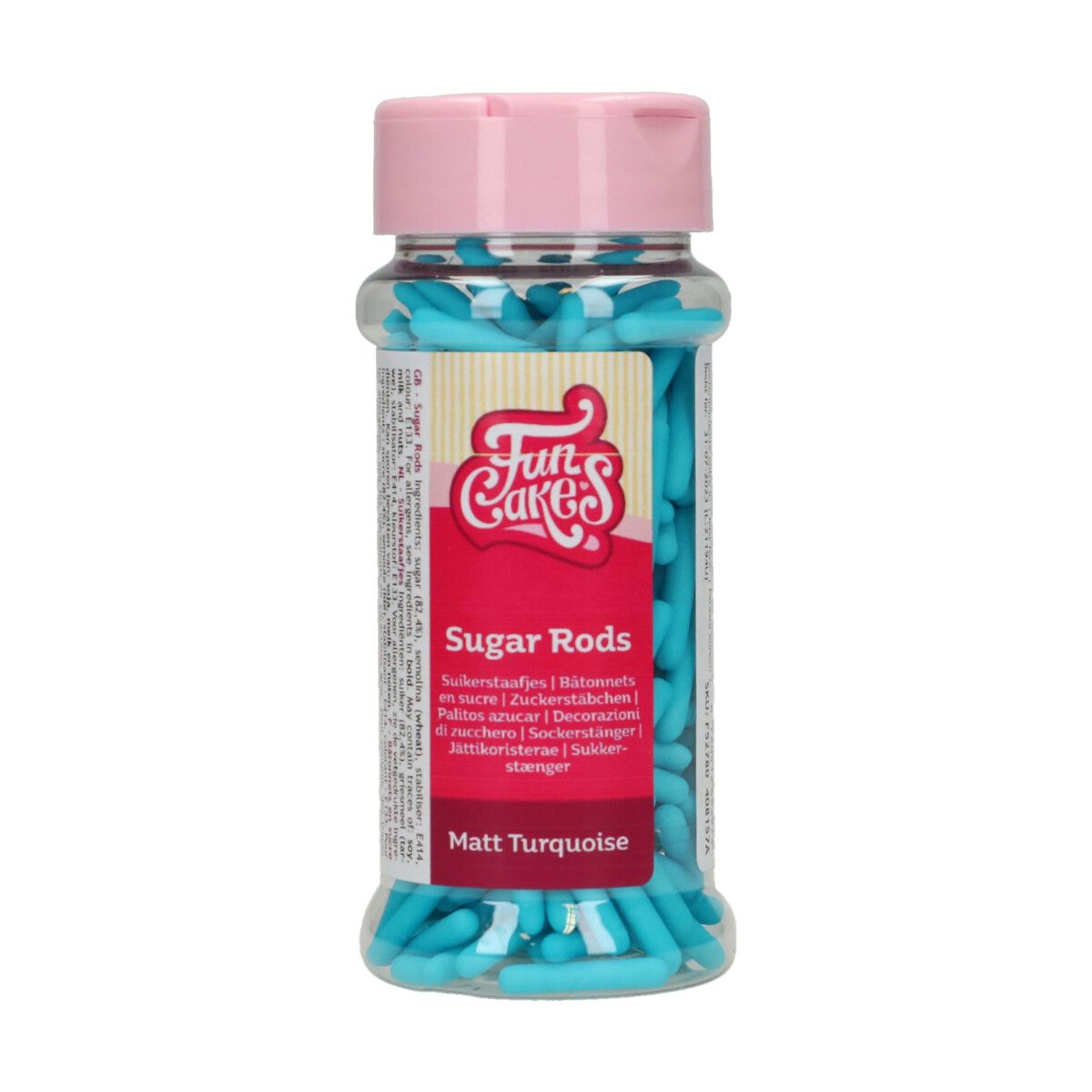 Funcakes Sugar Rods - Matt Türkis 70 gr.