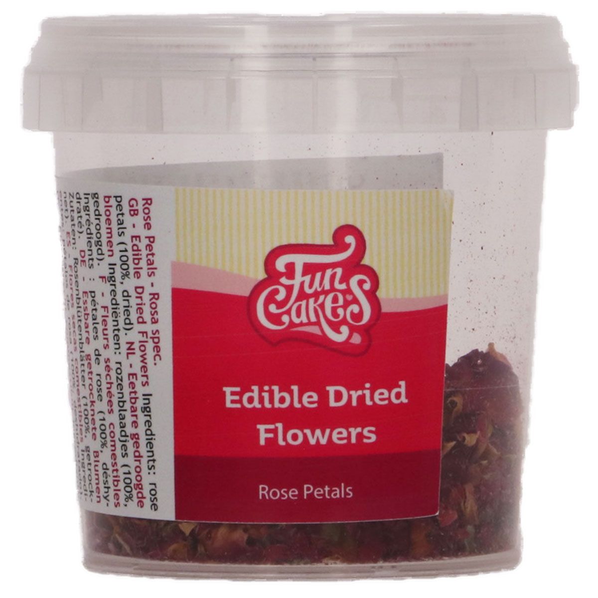 FunCakes Essbare Getrocknete Blumen Rosenblütenblätter 5gr.