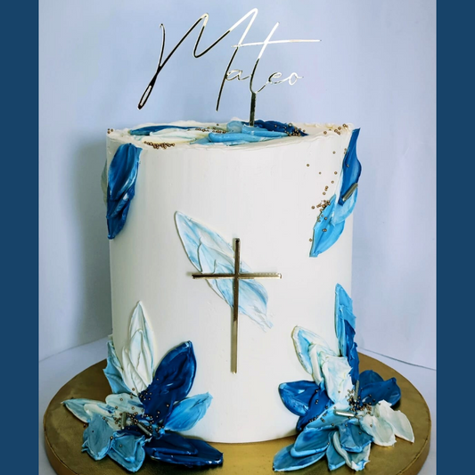 Individueller Namens-Caketopper "Mateo Extrafine""