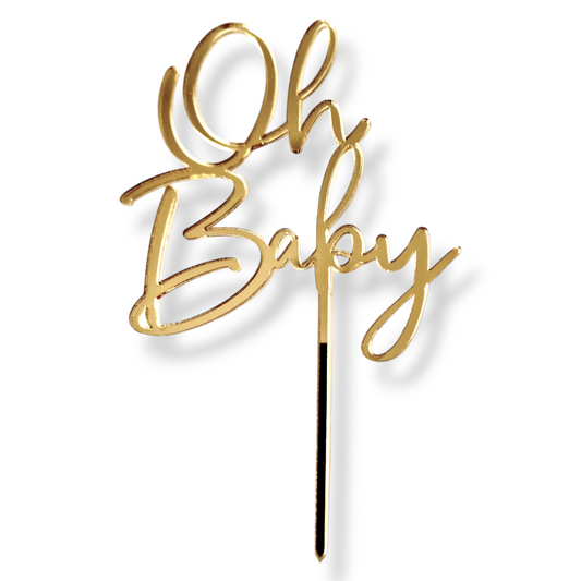 Caketopper Oh Baby Simple