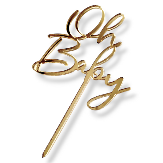 Caketopper Oh Baby Simple
