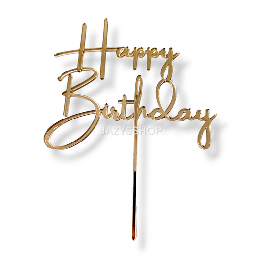 Happy Birthday Caketopper Slim