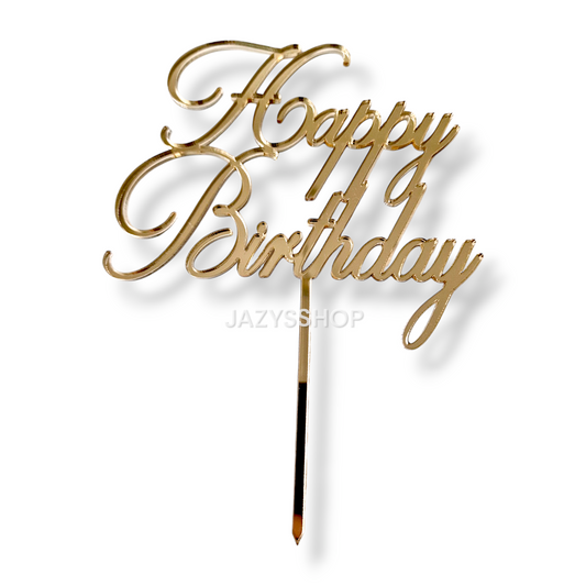Happy Birthday Caketopper Classy