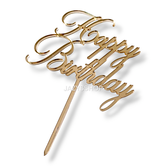 Happy Birthday Caketopper Classy