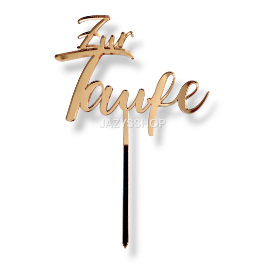Zur Taufe Caketopper