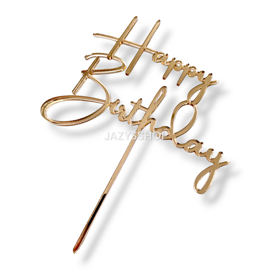 Happy Birthday Caketopper Slim