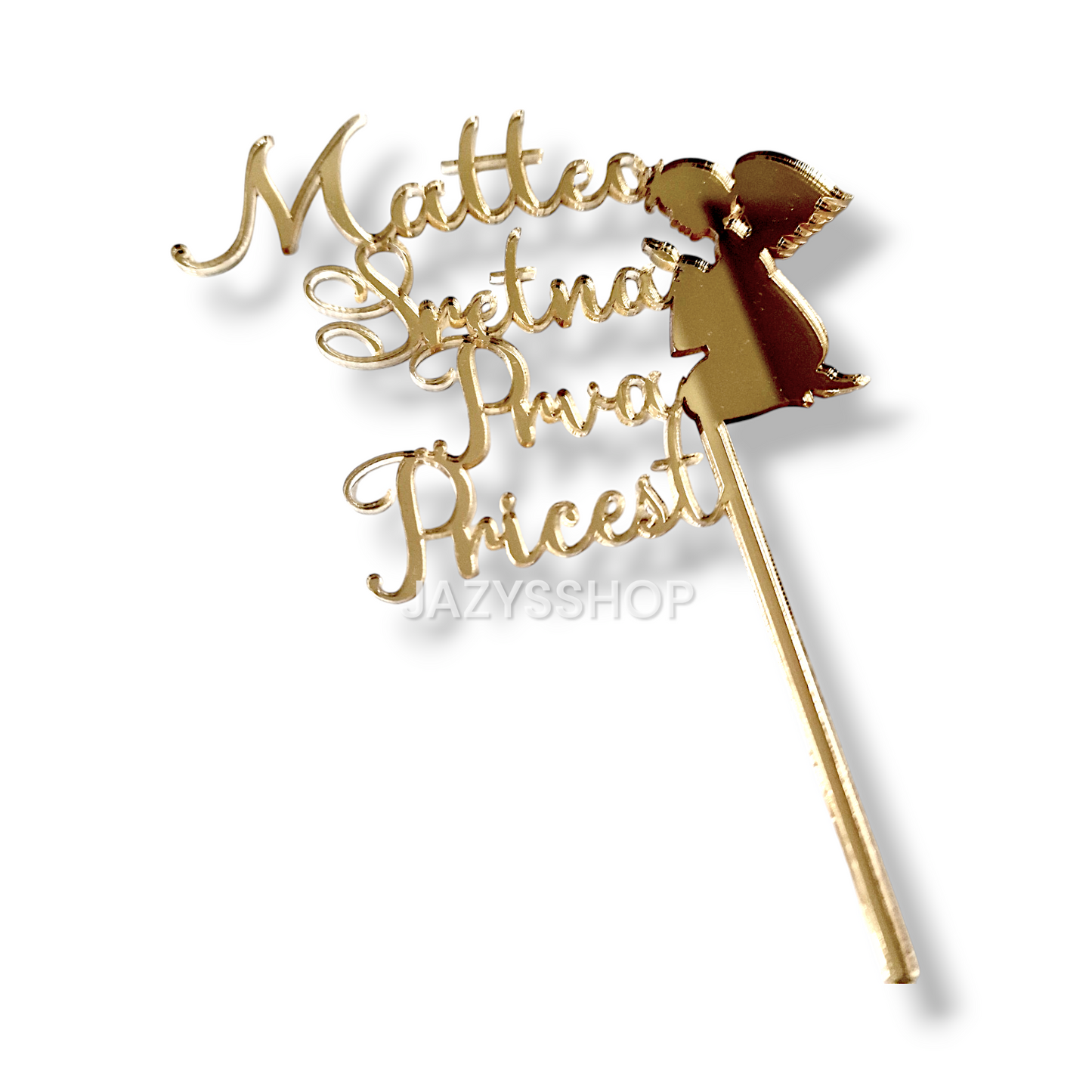 Individueller Caketopper Sretna Prva Pricest