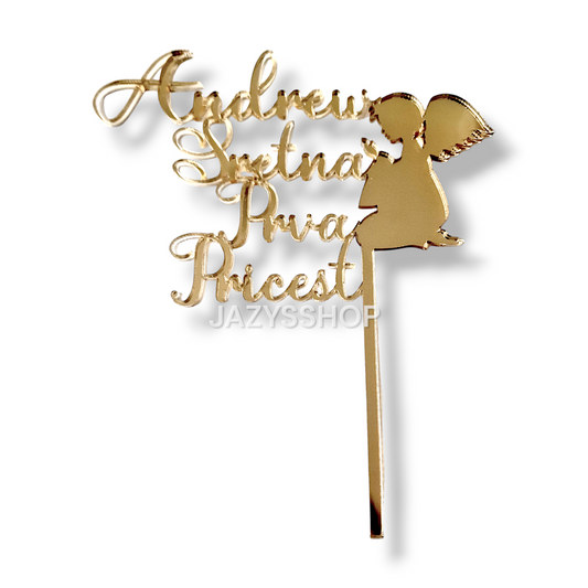 Individueller Caketopper Sretna Prva Pricest