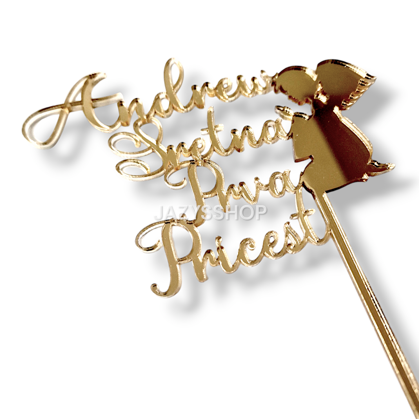 Individueller Caketopper Sretna Prva Pricest