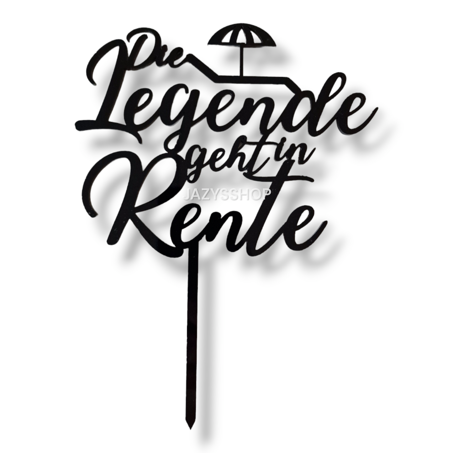 Acryltopper - Die Legende geht in Rente