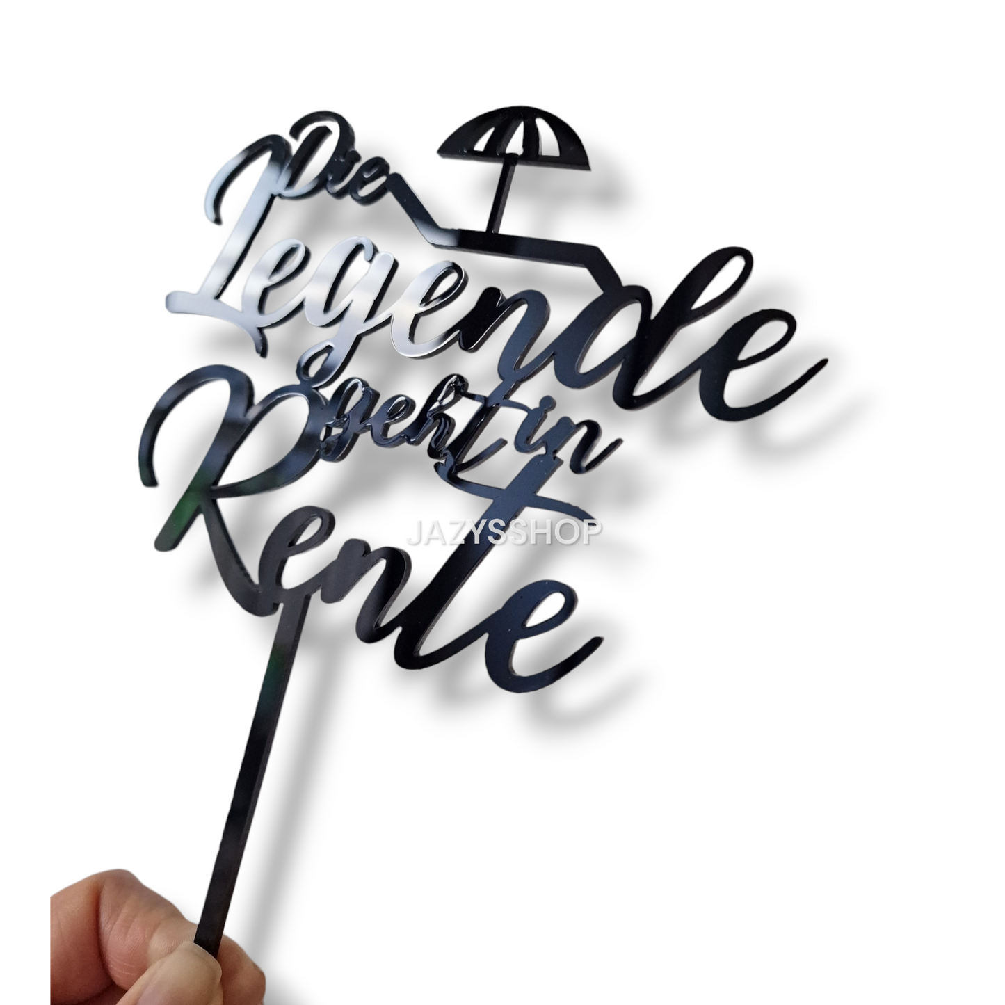 Acryltopper - Die Legende geht in Rente