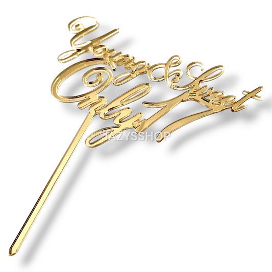 Personalisierbarer Topper "Young&Sweet"