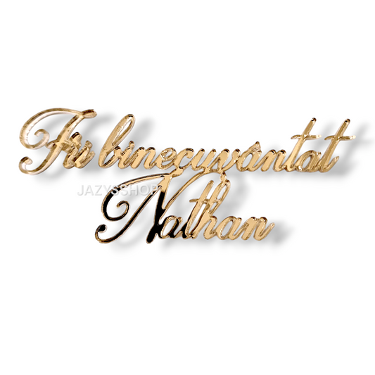 Wunsch Charm Text Finart