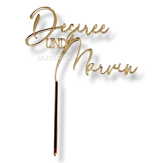 Individueller Hochzeitstopper Modern Wedding