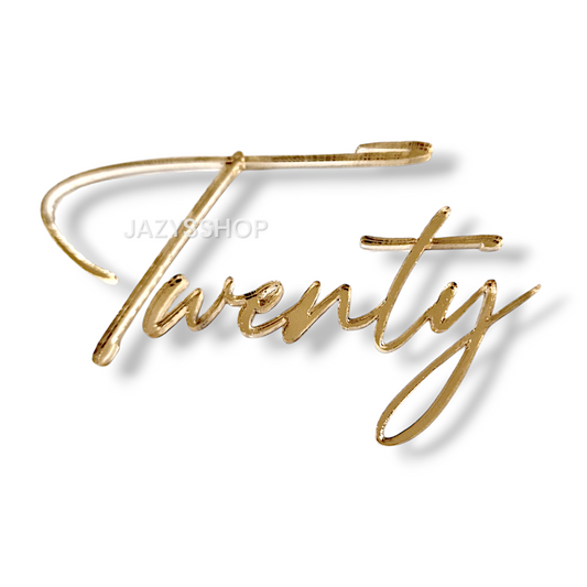 Wunsch Charm Numbertext (Bento)