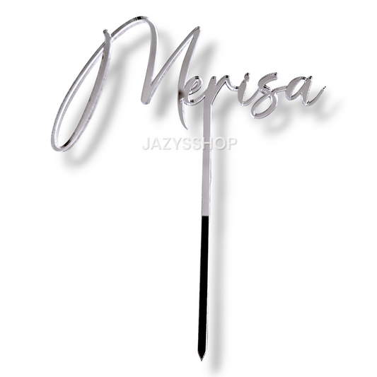 Individueller Namens-Caketopper "Merisa"