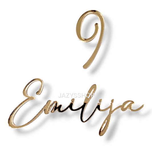 Wunsch Charm Kombi Name&Zahl separat