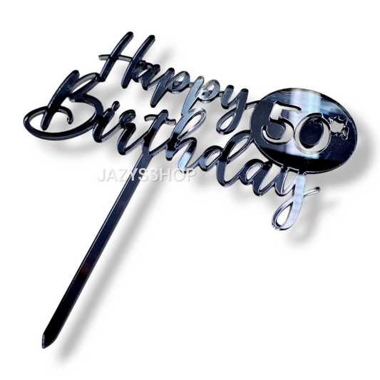 Individueller Topper "Birthday No Plaque"