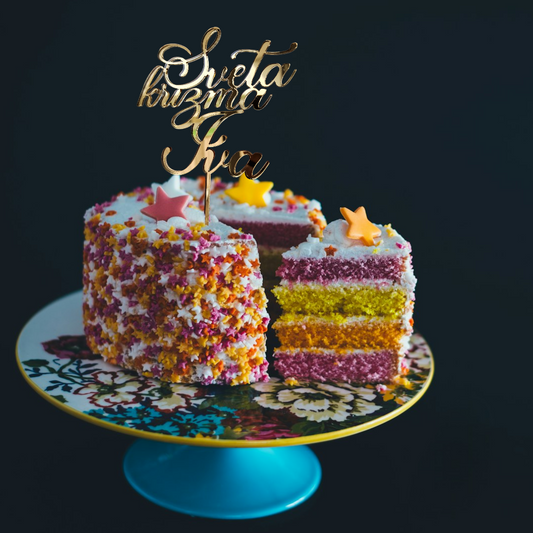 Individueller Caketopper Sveta Krizma