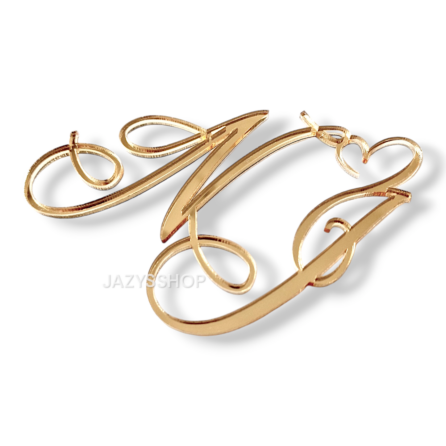 Initialen Charm Fantasy mit Herz