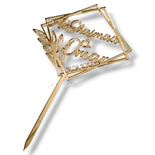 Individueller Hochzeitstopper Frames&Flowers