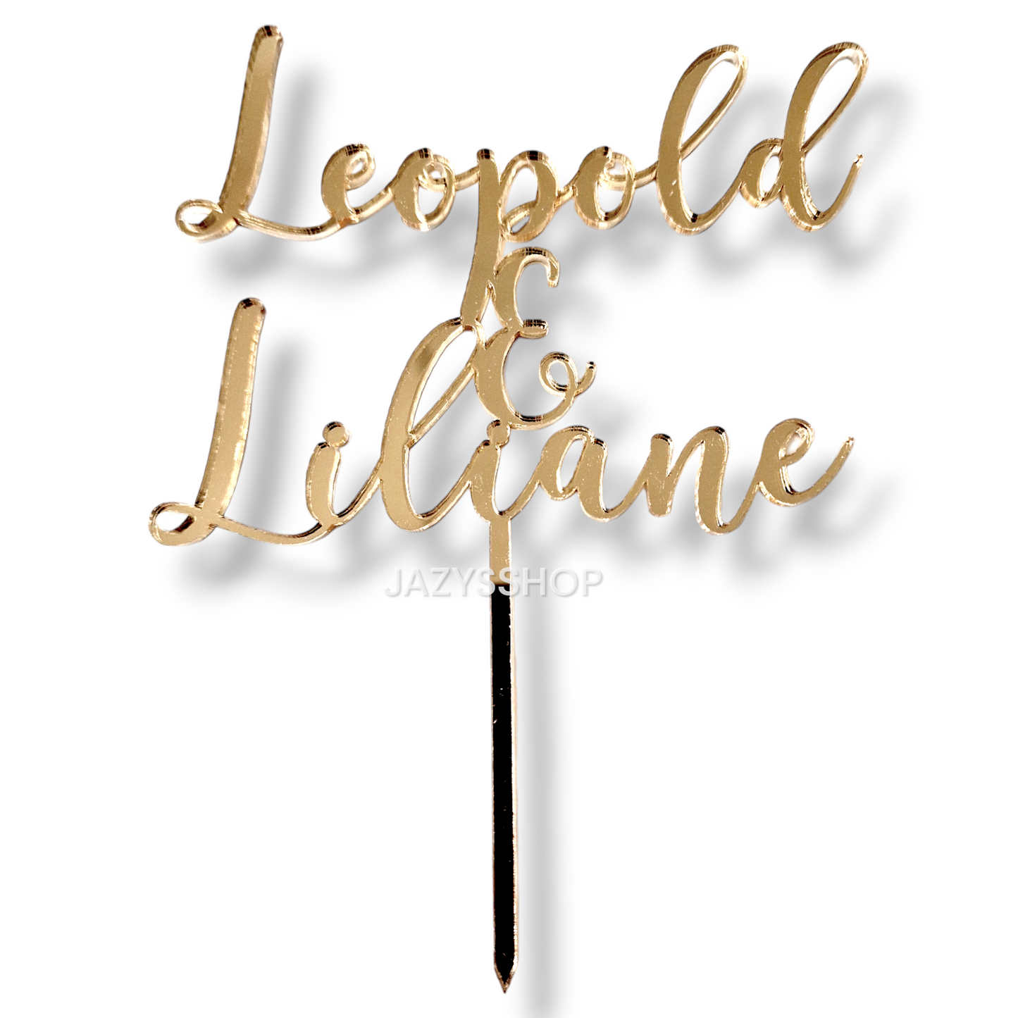 Individueller Hochzeitstopper Wedding Names Trendy