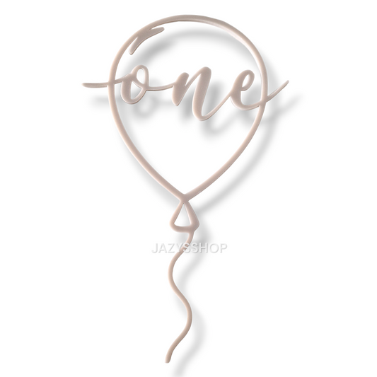 Caketopper One im Ballon
