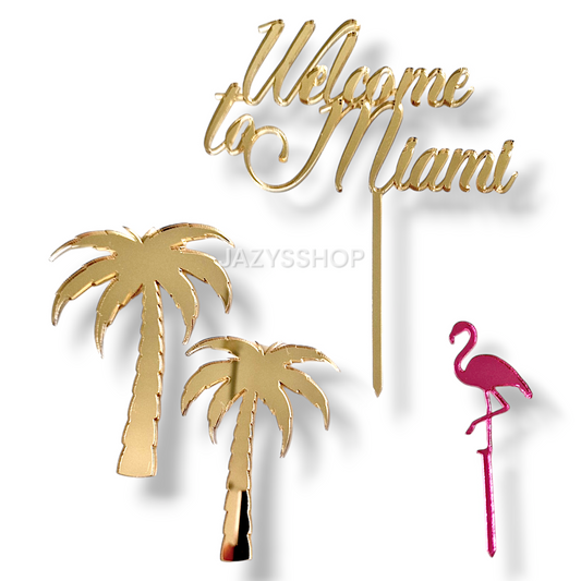 Indiv. Caketopper & Charm Set "Summerlove"