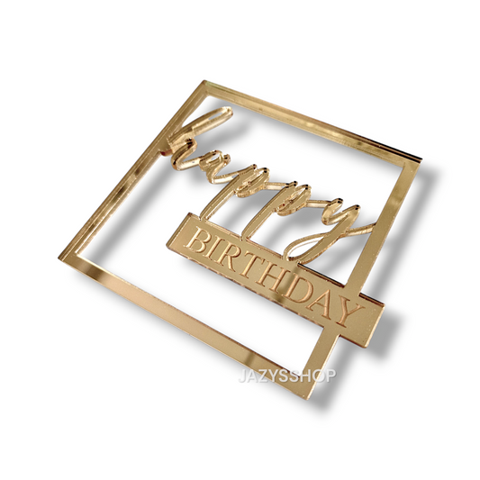 Happy Birthday im Rahmen