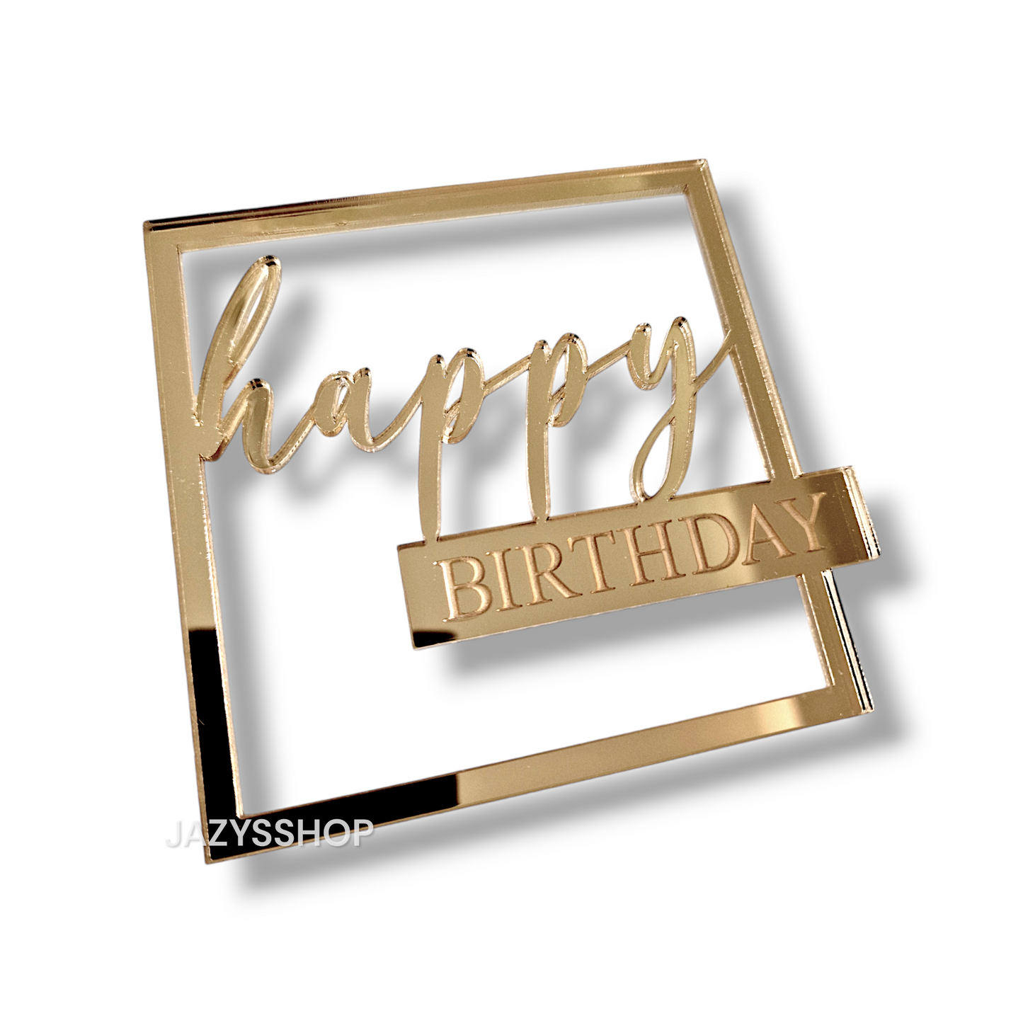 Happy Birthday im Rahmen