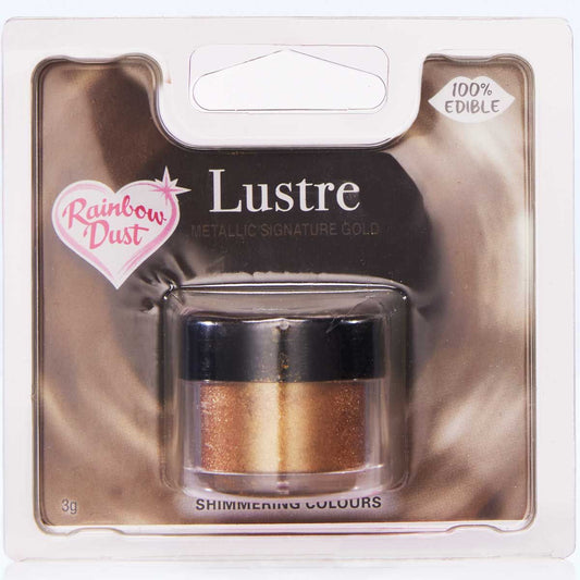 Rainbowdust Puderfarbe Lustre - Signature Gold 3 gr.