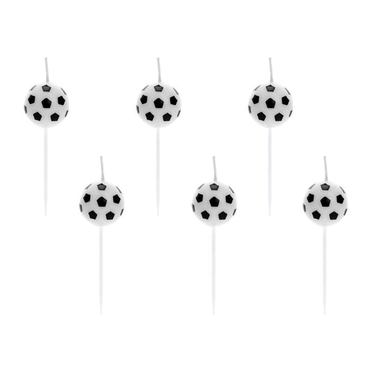 Fußballkerzen/6 Stk.