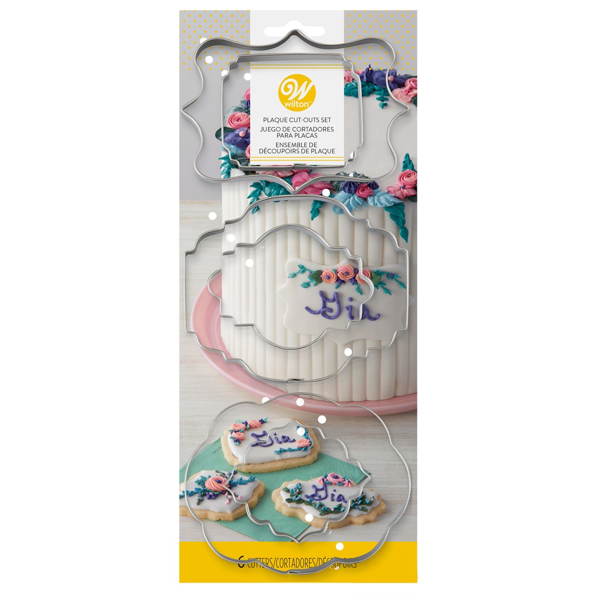 Wilton Plaketten Ausstecher Set Metall/6 Stk.