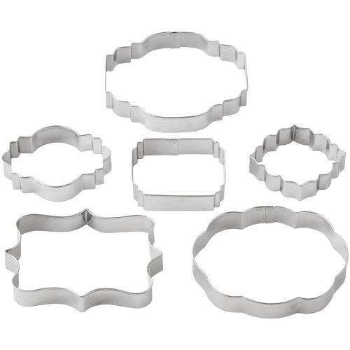 Wilton Plaketten Ausstecher Set Metall/6 Stk.