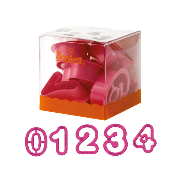Decora Zahlen Ausstecher-Set Groß